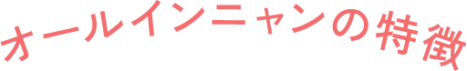 オールインニャンの特徴
