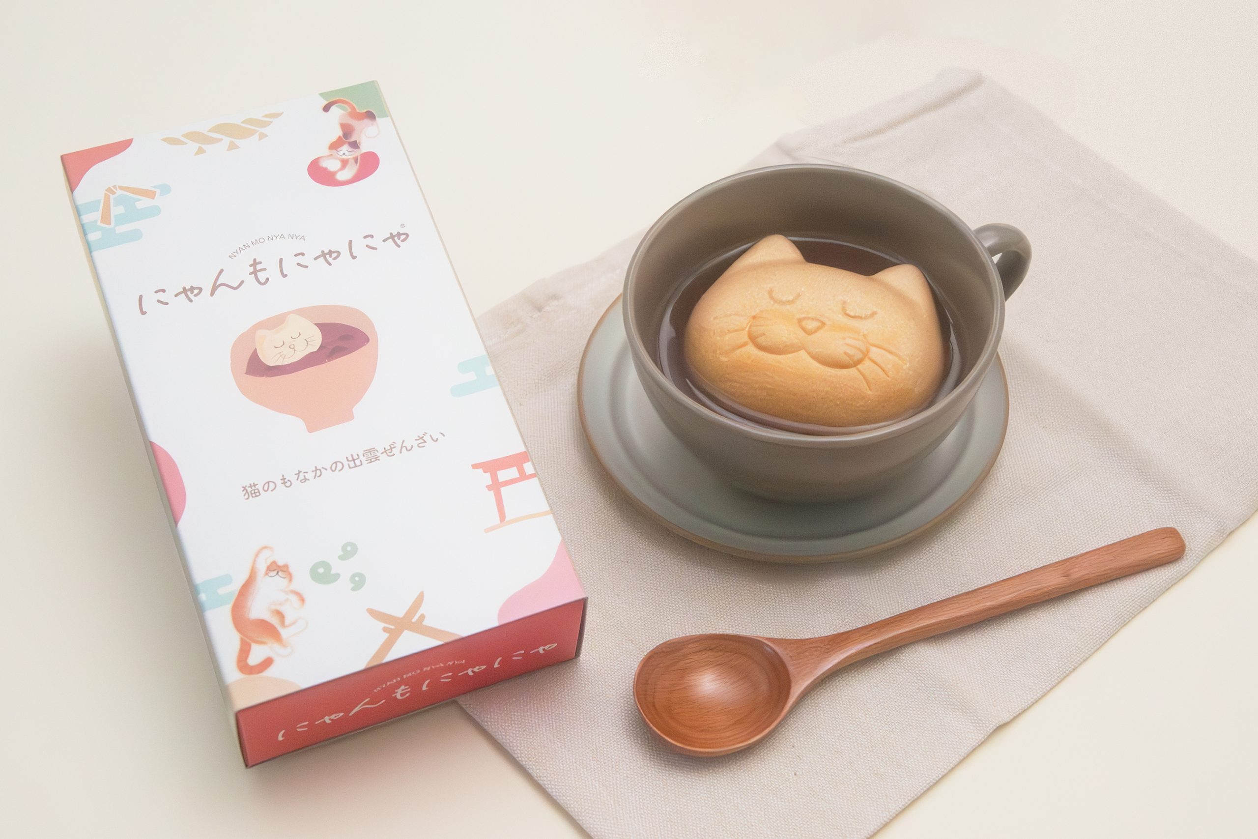 にゃんもにゃにゃ 猫のもなかの出雲ぜんざい 