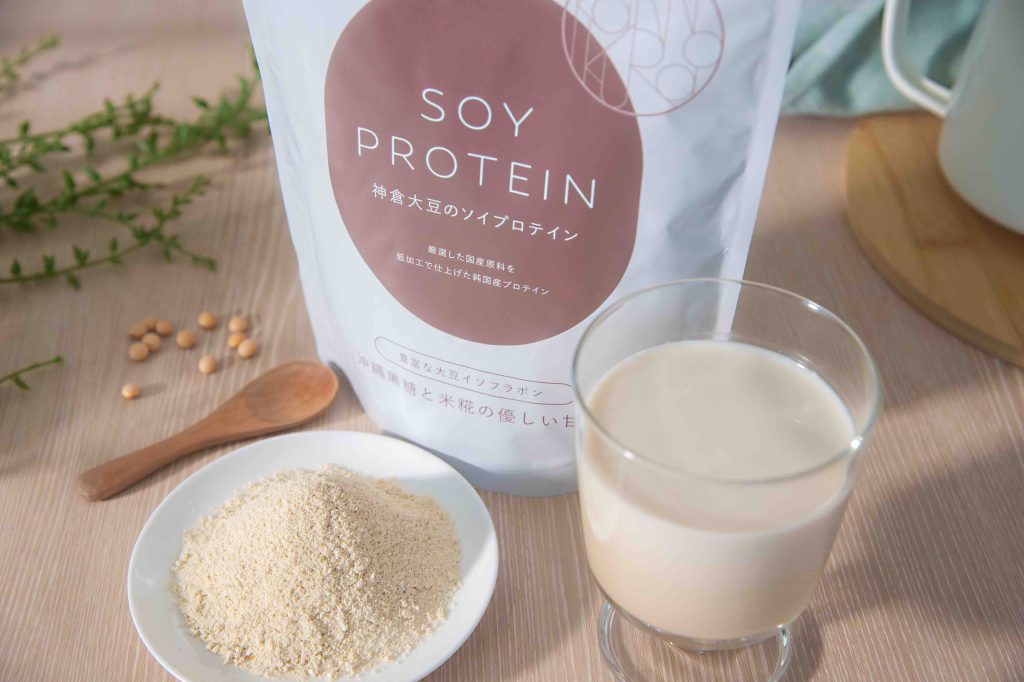 神倉大豆のソイプロテイン（イメージ）